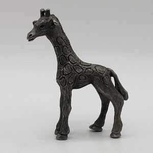 Spoontiques Pewter Giraffe Miniature Figurine Safari Wildlife Collectible 2" P60